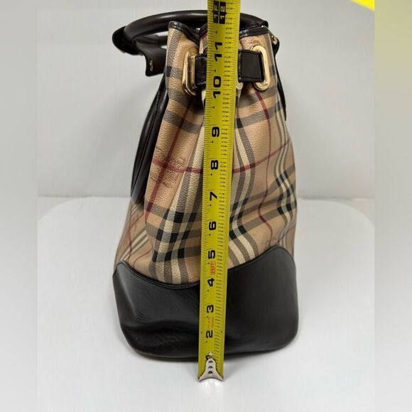 Burberry Haymarket Check Top Handle Bag - Picture 16 of 16